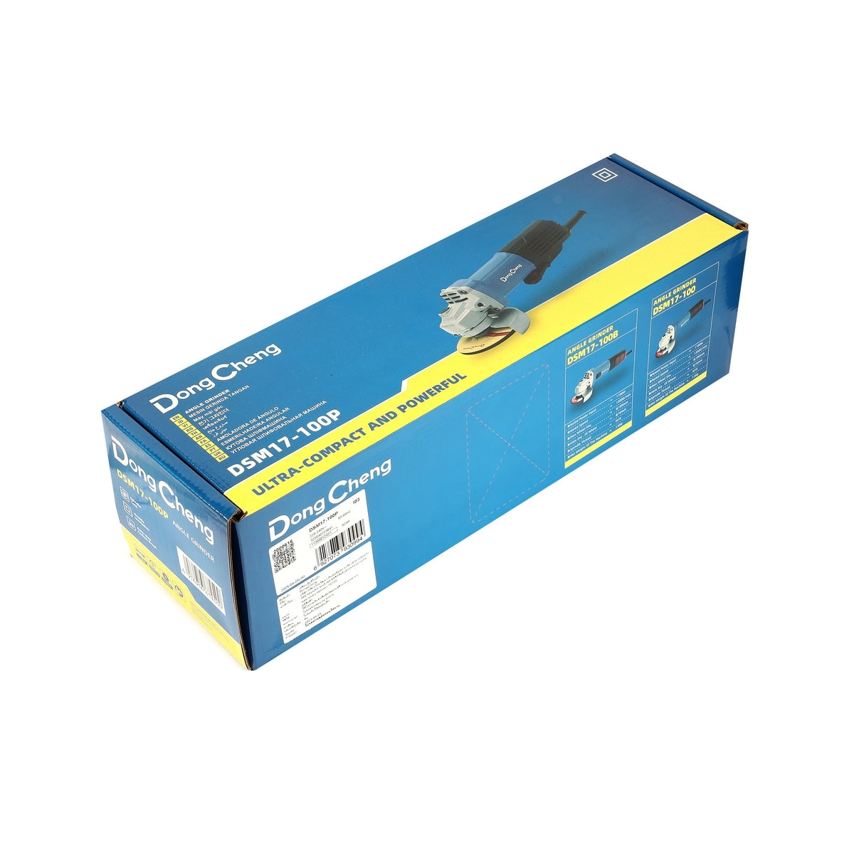 DONGCHENG เครื่องเจียร์ 4 นิ้ว 1100W (สวิตช์บีบ) HEAVY รุ่น DSM17-100P