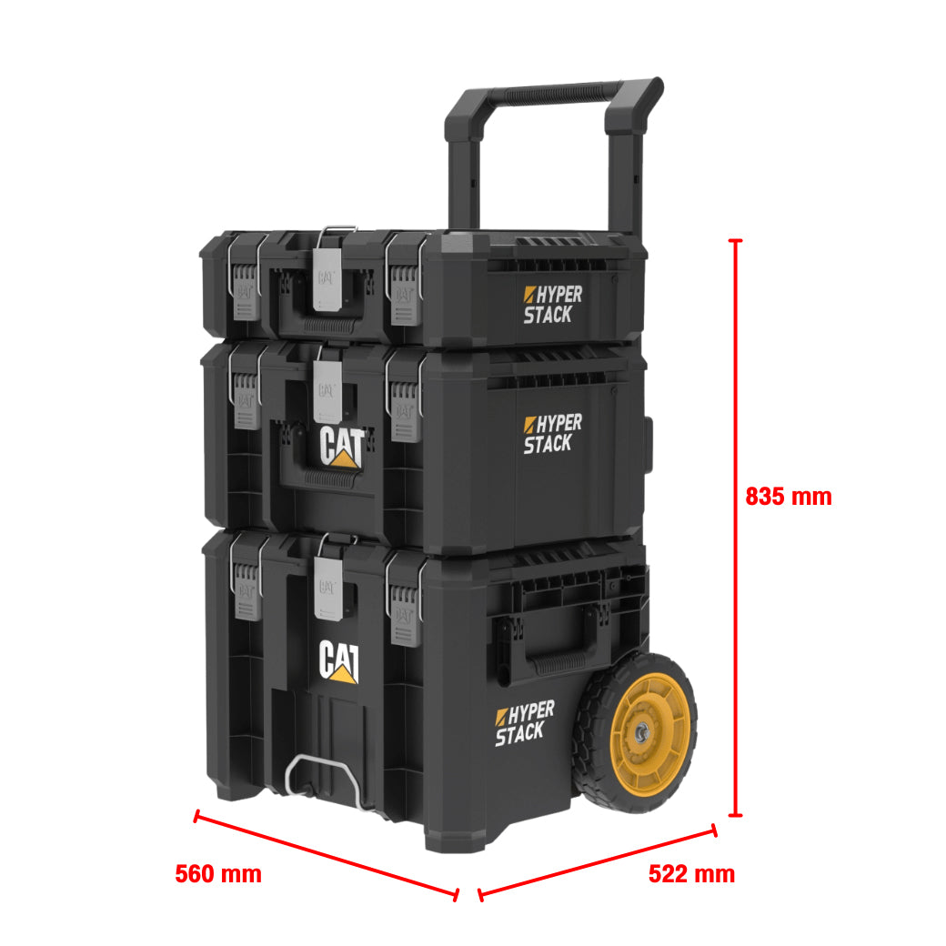 CAT ชุดกล่องเครื่องมือล้อลาก 3 ชิ้น รุ่น DA41005