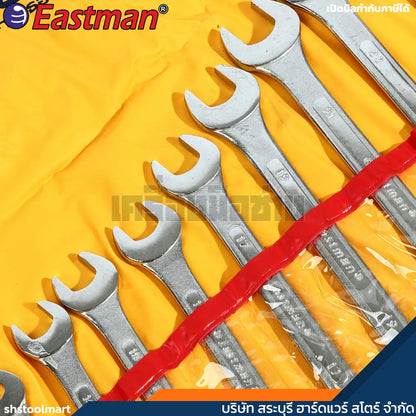 EASTMAN ชุดประแจแหวนข้างปากตาย 14 ตัวชุด ขนาด 8-24 มิล
