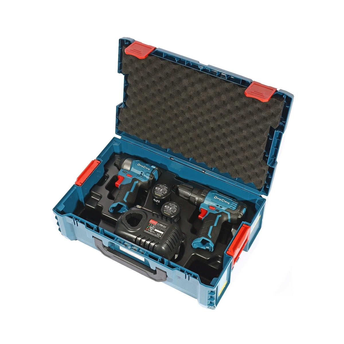 DONGCHENG ชุด COMBO KIT 12V BL สว่านกระแทก DCJZ23-10i + ไขควงกระแทก DCPL04-8 รุ่น DCKIT25-EK