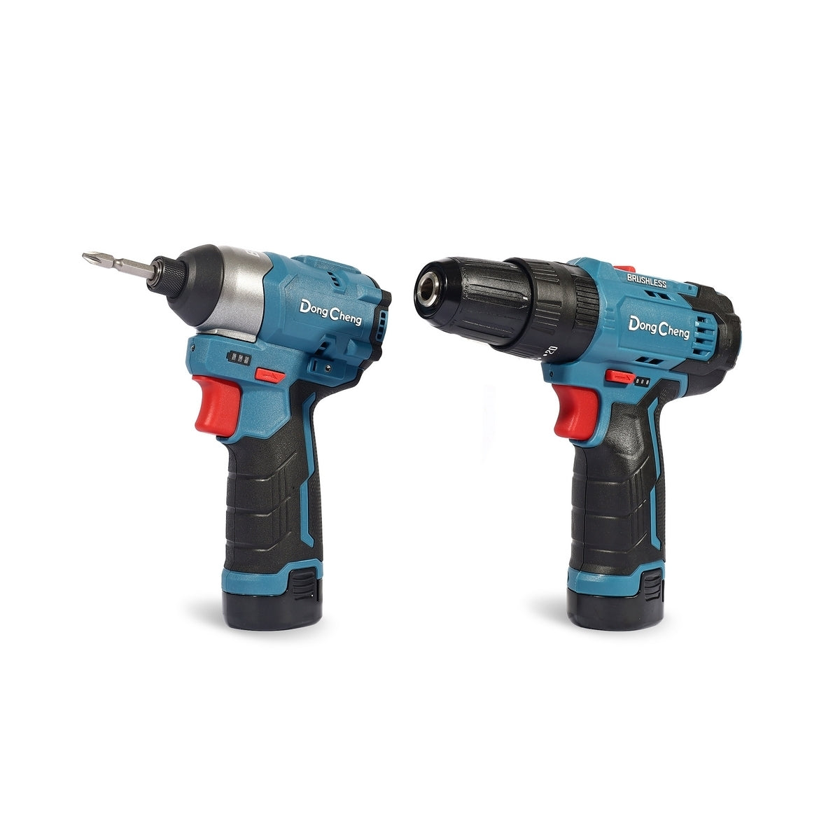 DONGCHENG ชุด COMBO KIT 12V BL สว่านกระแทก DCJZ23-10i + ไขควงกระแทก DCPL04-8 รุ่น DCKIT25-EK