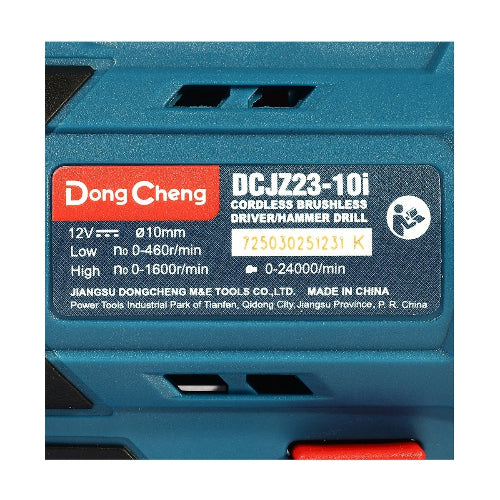 DONGCHENG ชุด COMBO KIT 12V BL สว่านกระแทก DCJZ23-10i + ไขควงกระแทก DCPL04-8 รุ่น DCKIT25-EK