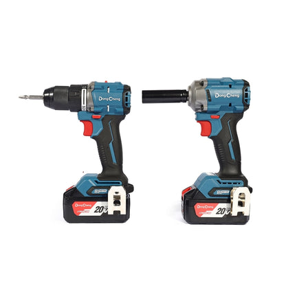 DONGCHENG ชุด COMBO KIT 20V BL สว่านกระแทก DCJZ2060i + บล็อกกระแทก DCPB358 รุ่น DCKIT28-EK