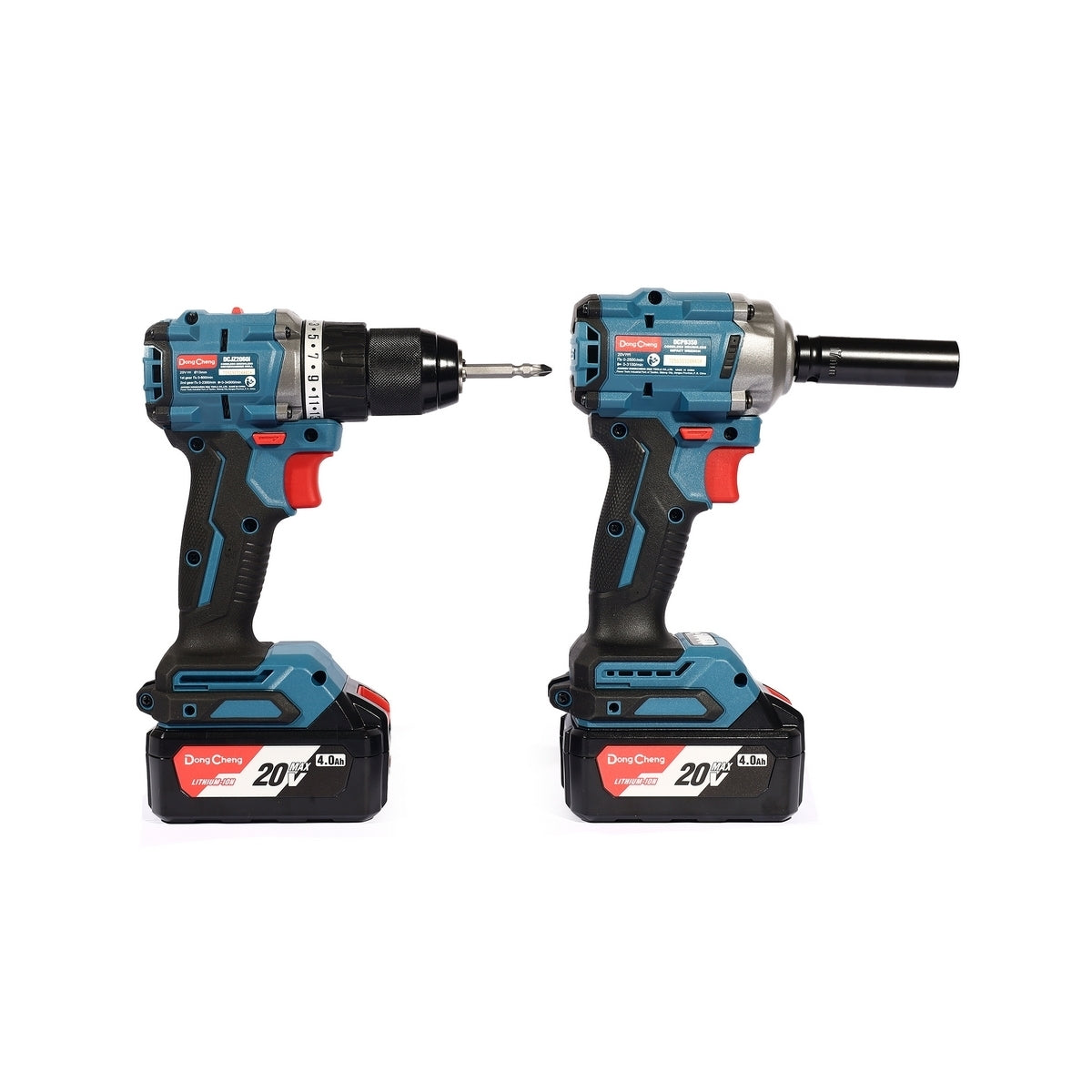 DONGCHENG ชุด COMBO KIT 20V BL สว่านกระแทก DCJZ2060i + บล็อกกระแทก DCPB358 รุ่น DCKIT28-EK