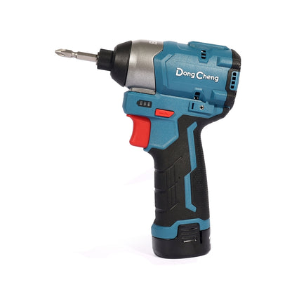 DONGCHENG ไขควงกระแทกไร้สาย 12V BL รุ่น DCPL04-8-EK