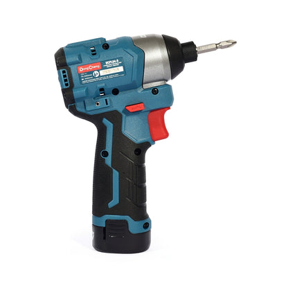 DONGCHENG ไขควงกระแทกไร้สาย 12V BL รุ่น DCPL04-8-EK