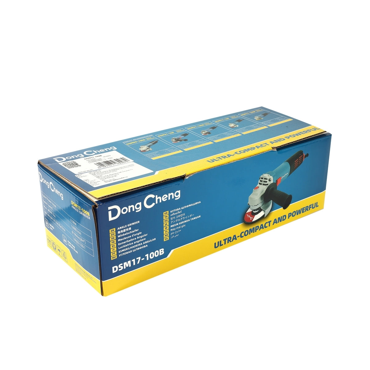DONGCHENG เครื่องเจียร์ 4 นิ้ว 1100W (สวิตช์ข้าง) HEAVY รุ่น DSM17-100B