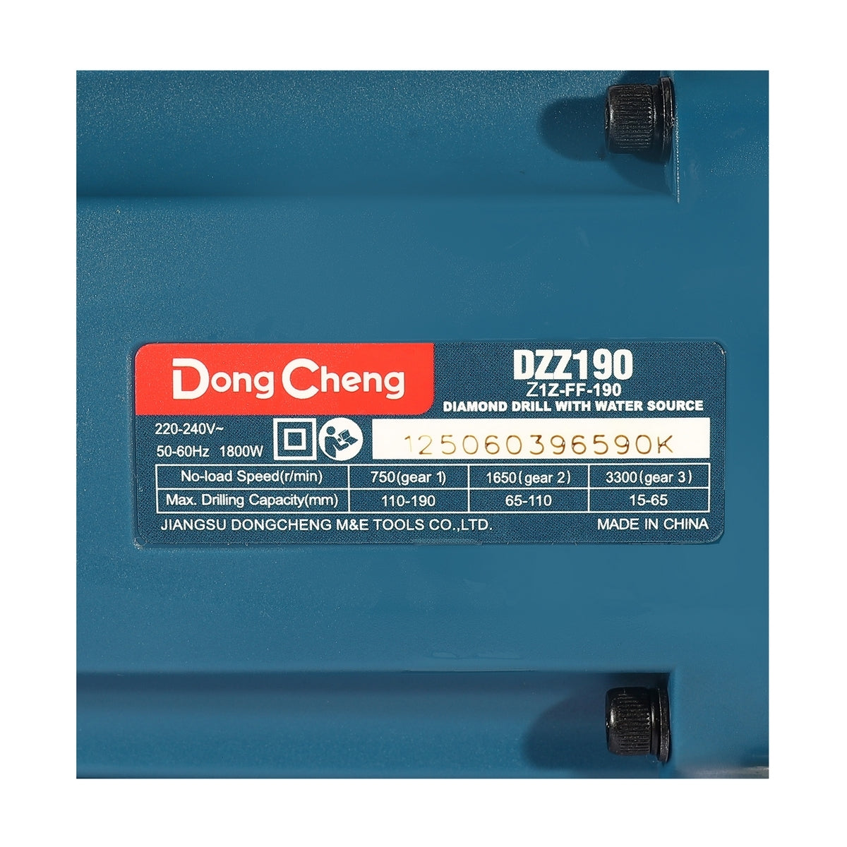 DONGCHENG สว่านคอริ่งมือถือ 190 มม. 1800 วัตต์ รุ่น DZZ190