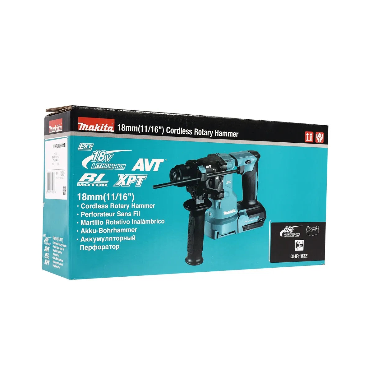 MAKITA สว่านโรตารี่ไร้สาย 18V ขนาด 18 มิล รุ่น DHR183Z (เฉพาะเครื่อง)