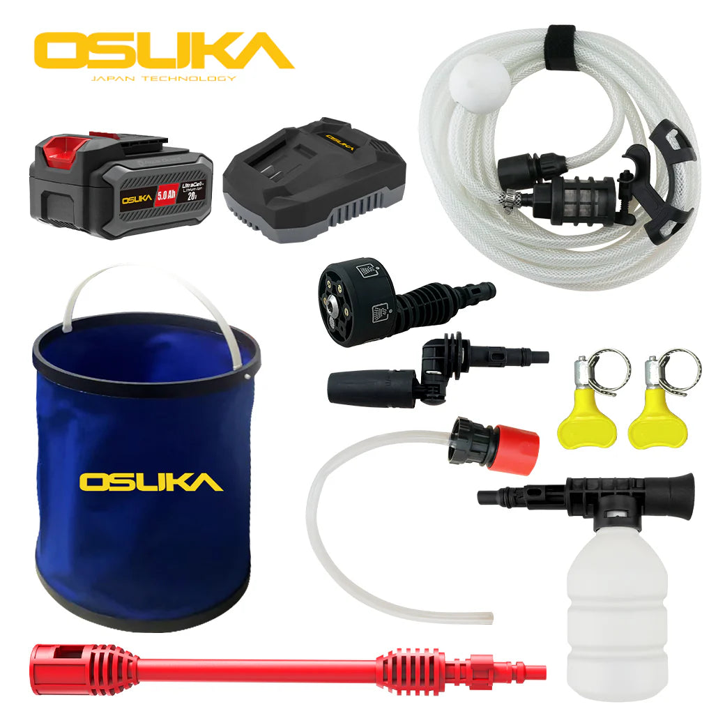 OSUKA เครื่องอัดฉีดแรงดันสูงไร้สาย 20V รุ่น OCPW607-P1