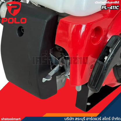 POLO เครื่องตัดหญ้า เครื่องยนต์ 2 จังหวะ 40.2 ซีซี (1.9 แรงม้า) รุ่น PL-411C
