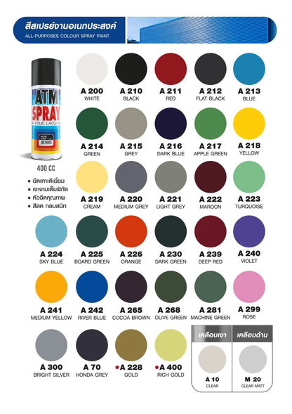 ATM สีสเปย์ สำหรับงาน อเนกประสงค์
