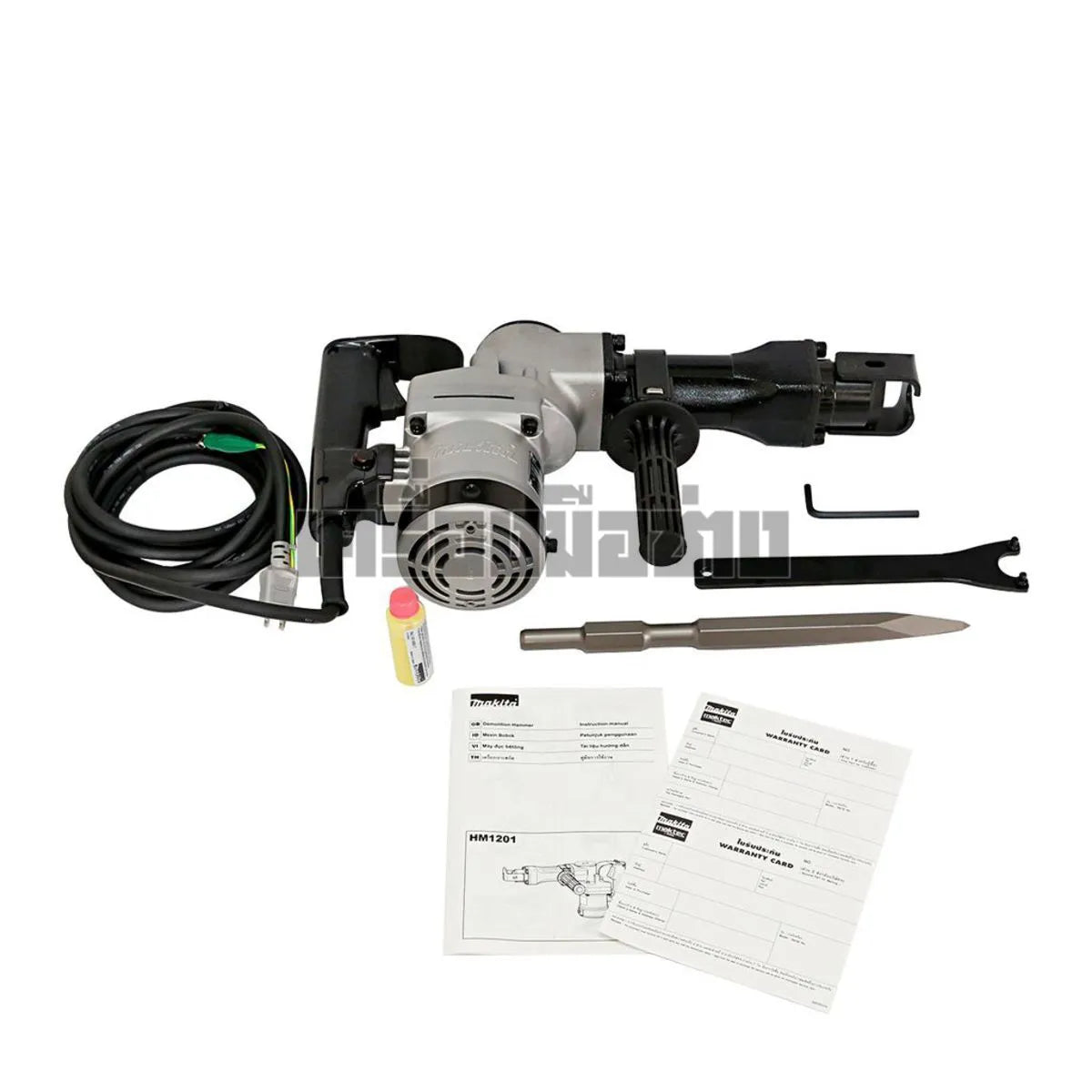 MAKITA เครื่องสกัดคอนกรีตไฟฟ้า 13 จูล ขนาด 21 มม. (13/16 นิ้ว) รุ่น HM-1201