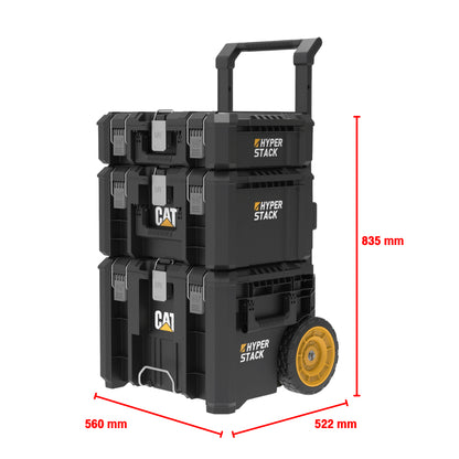 CAT ชุดกล่องเครื่องมือล้อลาก 3 ชิ้น รุ่น DA41005